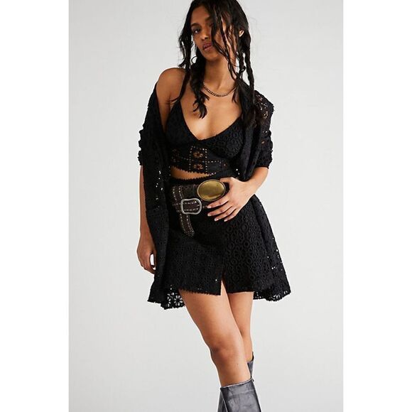 Free people - FP One Yesenia Suit black size 2 - Picture 1 of 9